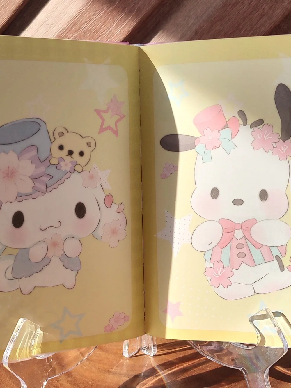 Sanrio My Melody Pink Hardcover Notebook with Floral Bow Artwork